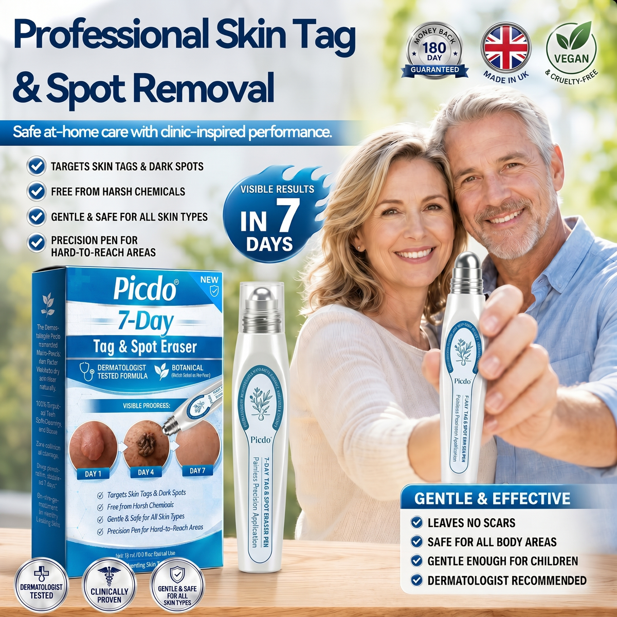 𝐏i𝐜𝐝o®🩹🚀7-𝐷𝑎𝑦 𝗧𝐚𝐠 & 𝗦𝗽𝐨𝐭 𝐄𝐫𝒂𝒔𝒆𝒓(Zero Pain, Zero 𝐒𝐜𝐚𝒓𝒔 Rollerball)